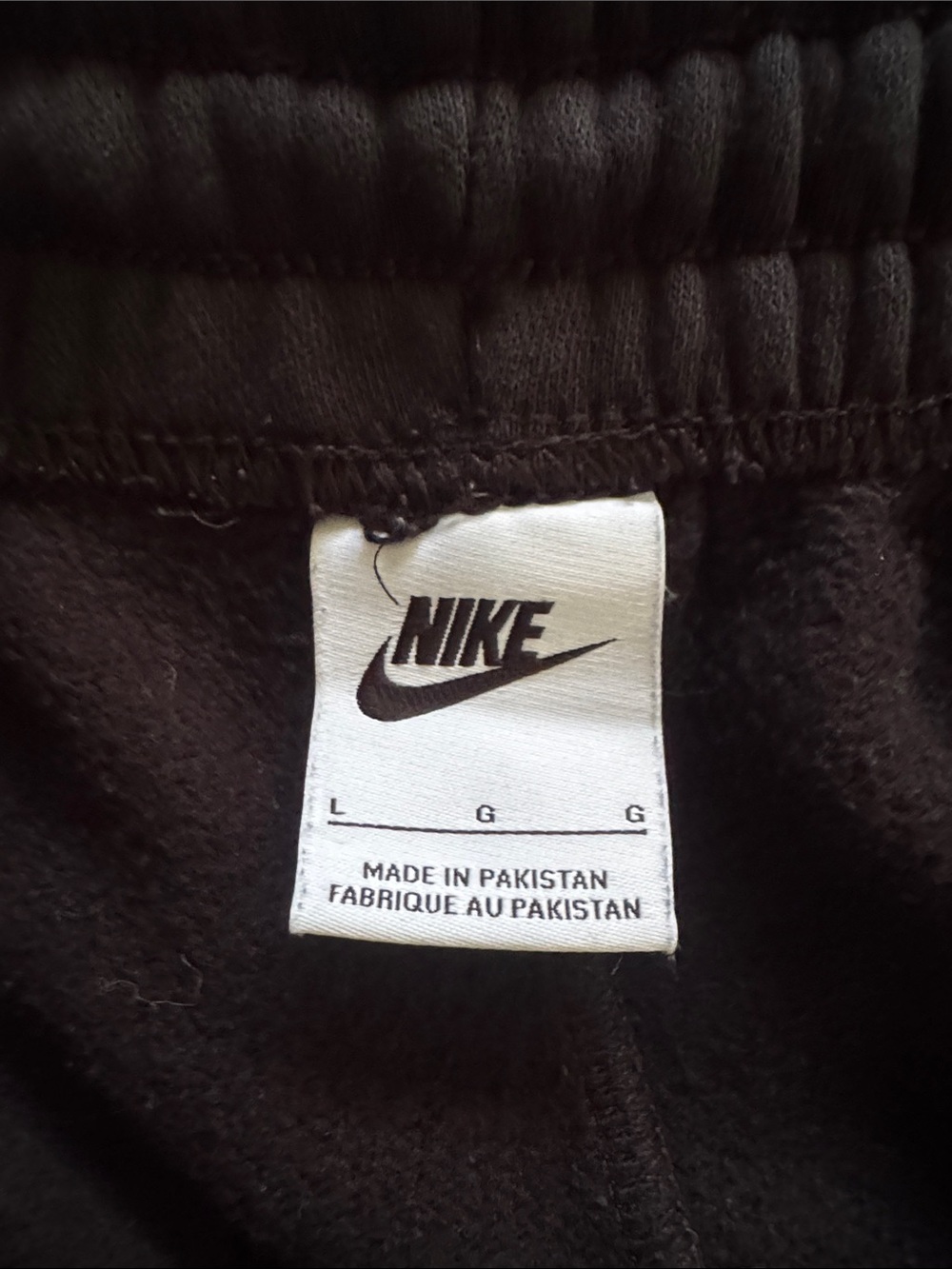 Black Nike Fleece Joggers - Picture 4 of 4